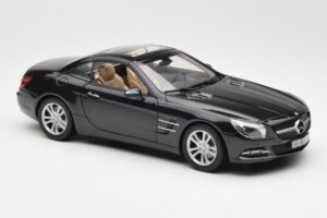 Mercedes SL R231 Magnetite Fekete Metál Norev 1:18 B66960107 Fém – 7. kép a 9-ből