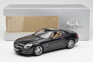 Mercedes SL R231 Magnetite Fekete Metál Norev 1:18 B66960107 Fém – 9. kép a 9-ből