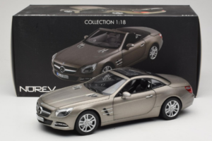 Mercedes SL500 R231 Dark Grey Matt Norev 1:18 183590 Fém – 9. kép a 9-ből