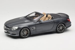 Mercedes SL65 AMG Black Series R230 Matte Black Maisto 1:18 36198 Fém