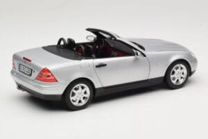 Mercedes SLK R170 Brilliant Silver Norev 1:18 183020 Fém – 3. kép a 9-ből