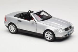 Mercedes SLK R170 Brilliant Silver Norev 1:18 183020 Fém – 7. kép a 9-ből