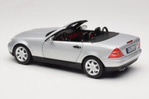 Mercedes SLK R170 Brilliant Silver Norev 1:18 183020 Fém – 8. kép a 9-ből