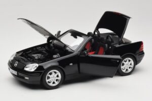 Mercedes SLK200 R170 Fekete Norev 1:18 B66040714 Fém – 2. kép a 9-ből