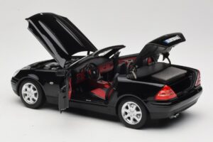 Mercedes SLK200 R170 Fekete Norev 1:18 B66040714 Fém – 6. kép a 9-ből