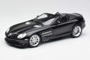 Mercedes SLR McLaren Roadster R199 Crystal Galaxit Fekete Minichamps 1:18 B66961004 Fém