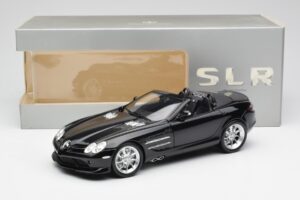 Mercedes SLR McLaren Roadster R199 Crystal Galaxit Fekete Minichamps 1:18 B66961004 Fém – 8. kép a 8-ből