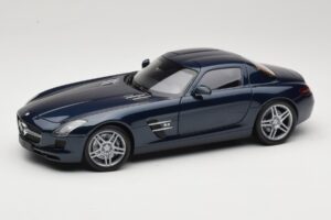 Mercedes SLS AMG C197 Blue Metallic Minichamps 1:18 100039021 Fém