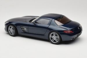 Mercedes SLS AMG C197 Blue Metallic Minichamps 1:18 100039021 Fém – 7. kép a 8-ből