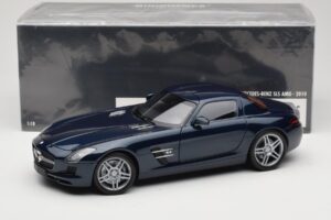 Mercedes SLS AMG C197 Blue Metallic Minichamps 1:18 100039021 Fém – 8. kép a 8-ből