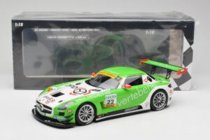 Mercedes AMG SLS C197 GT3 MS Racing #22 V. Sigacev / C. Stoll ADAC GT Masters 2011 Minichamps 1:18 151113102 Fém – 6. kép a 6-ből