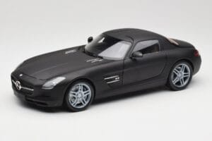 Mercedes SLS AMG C197 Matte Black Minichamps 1:18 100039027 Fém