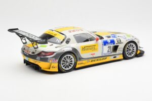 Mercedes SLS AMG GT3 #21 Rowe Racing Arnold / Roloff / Seyffarth / Jäger ADAC 24 Hours Nürburgring 2013 Minichamps 1:18 15113 – 2. kép a 6-ből