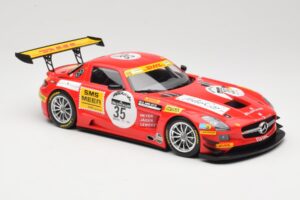 Mercedes SLS AMG GT3 #35 T. Heyer / T. Jager 24 Hours of Spa 2011 Minichamps 1:18 B66960196 Fém – 4. kép a 6-ből
