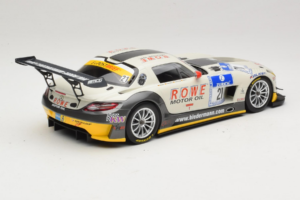 Mercedes SLS AMG GT3 #21 Rowe Racing M. Zehe / M. Hartung ADAC 24h Nurburgring 2012 Minichamps 1:18 151123121 Fém – 2. kép a 6-ből