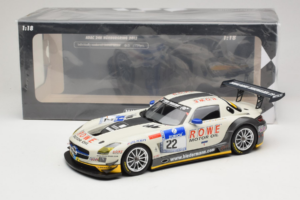 Mercedes SLS AMG GT3 #22 Rowe Racing R. Graf / M. Seyffarth ADAC 24h Nurburgring 2012 Minichamps 1:18 151123122 Fém – 6. kép a 6-ből