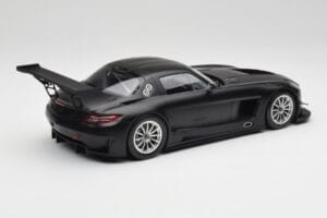 Mercedes SLS AMG GT3 C197 Street Matt Fekete Minichamps 1:18 151113101 Fém – 2. kép a 6-ből