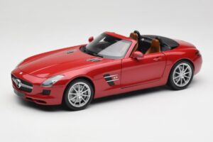 Mercedes SLS AMG R197 Roadster Le Mans Piros Minichamps 1:18 100039030 Fém