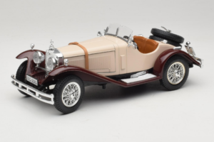 Mercedes SSK Bézs & Sötétpiros Bburago 1:18 3009-M4 Fém