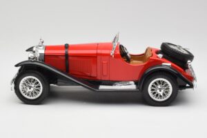 Mercedes SSK Piros & Fekete Bburago 1:18 3009-M1 Fém – 3. kép a 6-ből