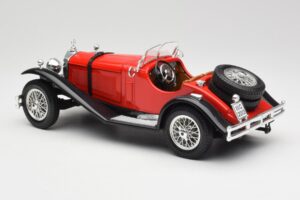 Mercedes SSK Piros & Fekete Bburago 1:18 3009-M1 Fém – 5. kép a 6-ből