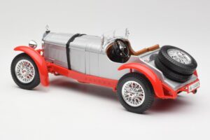 Mercedes SSK Ezüst & Piros Bburago 1:18 3009-M2 Fém – 5. kép a 6-ből