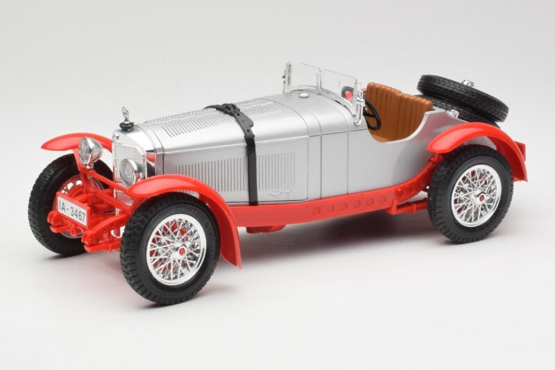 Mercedes SSK Ezüst & Piros Bburago 1:18 3009-M2 Fém