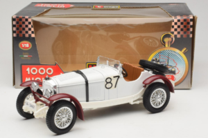 Mercedes SSKL #87 R. Caracciola Mille Miglia 1931 Bburago 1:18 3202 Fém – 6. kép a 6-ből