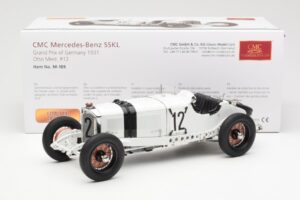 Mercedes SSKL #12 O. Merz German GP 1931 CMC 1:18 M-189 Fém – 6. kép a 6-ből