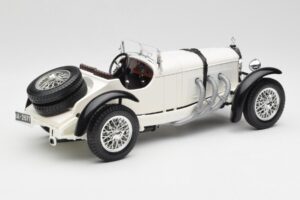 Mercedes SSKL Fehér Bburago 1:18 3002 Fém – 3. kép a 8-ből