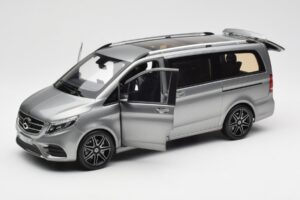 Mercedes V-Class W447 AMG Line Szürke Metál Norev 1:18 183488 Fém – 2. kép a 9-ből