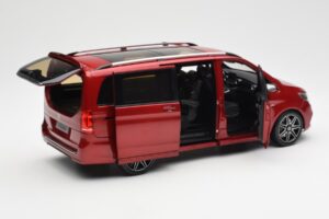Mercedes V-Class W447 Designo Hyacinth Piros Metál Norev 1:18 B66004166 Fém – 2. kép a 7-ből