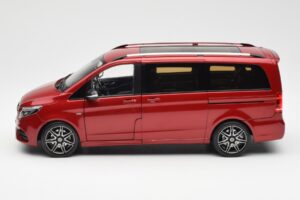 Mercedes V-Class W447 Designo Hyacinth Piros Metál Norev 1:18 B66004166 Fém – 3. kép a 7-ből