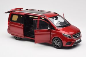 Mercedes V-Class W447 Designo Hyacinth Piros Metál Norev 1:18 B66004166 Fém – 4. kép a 7-ből