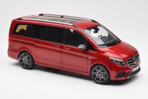 Mercedes V-Class W447 Designo Hyacinth Piros Metál Norev 1:18 B66004166 Fém – 5. kép a 7-ből