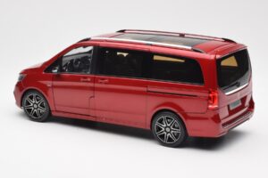 Mercedes V-Class W447 Designo Hyacinth Piros Metál Norev 1:18 B66004166 Fém – 6. kép a 7-ből