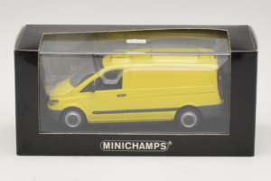 Mercedes Vito Kastenwagen Sárga Minichamps 1:43 400032260 Fém – 4. kép a 4-ből