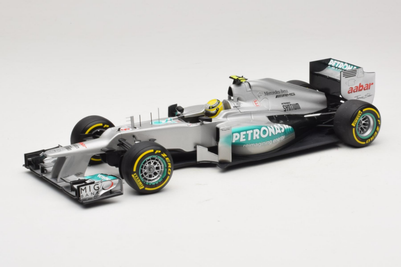 Mercedes W03 #8 N. Rosberg Mercedes AMG Petronas 2012 Minichamps 1:18 110120008 Fém