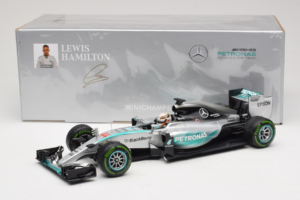 Mercedes W06 #44 L. Hamilton Mercedes AMG Petronas United States Grand Prix Winner World Champion 2015 Minichamps 1:18 110150 – 7. kép a 7-ből