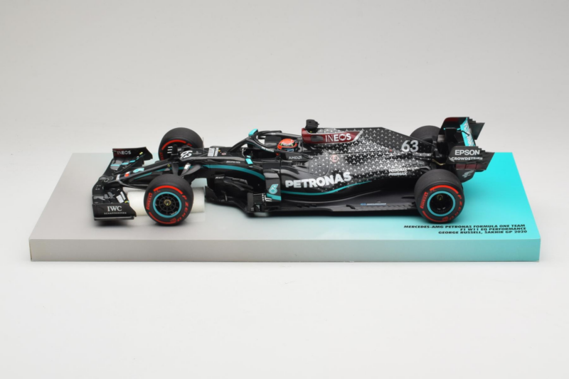 Mercedes W11 #63 G. Russell Mercedes AMG Petronas Sakhir Grand Prix 2020 Minichamps 1:18 113201663 Gyanta