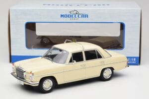 Mercedes W115 Bézs Taxi MCG 1:18 MCG18055 Fém – 6. kép a 6-ből
