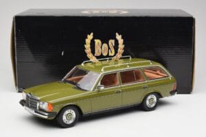 Mercedes W123 200T Cypress Zöld BoS Models 1:18 BOS008 Fém – 6. kép a 6-ből