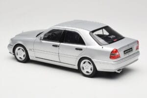 Mercedes C36 AMG W202 Silver Metallic Norev 1:18 183380 Fém – 7. kép a 8-ből