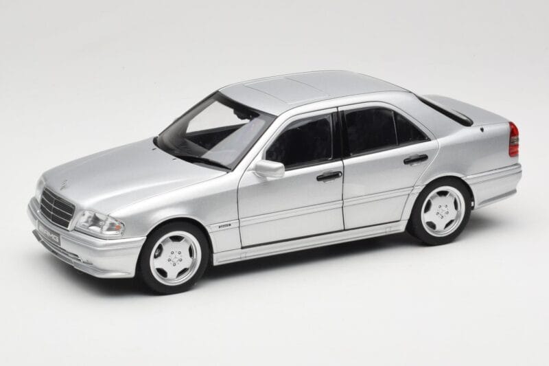 Mercedes C36 AMG W202 Silver Metallic Norev 1:18 183380 Fém