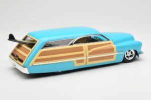Mercury Merc Woodie Kék Hot Wheels 1:18 27806 Fém – 3. kép a 8-ből