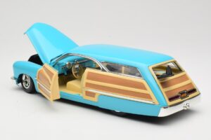 Mercury Merc Woodie Kék Hot Wheels 1:18 27806 Fém – 5. kép a 8-ből