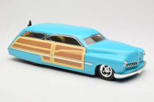 Mercury Merc Woodie Kék Hot Wheels 1:18 27806 Fém – 6. kép a 8-ből