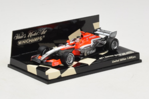 MF1 M16 #18 T. Monteiro MF1 Racing Showcar 2006 Minichamps 1:43 400060088 Fém – 2. kép a 5-ből