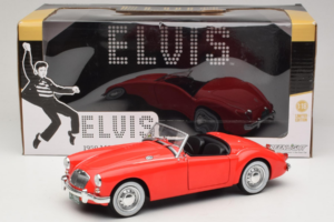 MG A 1600 Roadster Mk I Elvis Presley Blue Hawaii Movie GreenLight 1:18 13524 Fém – 8. kép a 8-ből