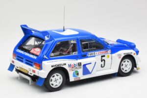 MG Metro 6R4 #5 T. Pond / R. Arthur Rally Monte Carlo 1986 Sun Star 1:18 5537 Fém – 3. kép a 8-ből